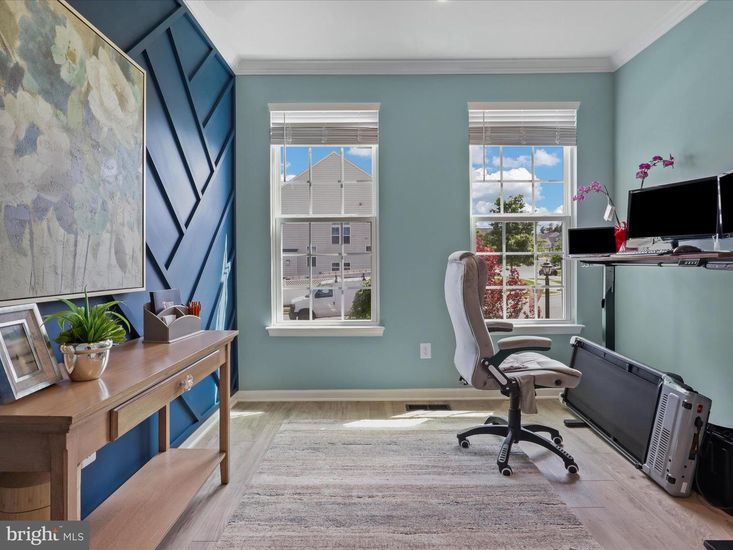 Home Office, Interior, Wood Texture Flooring