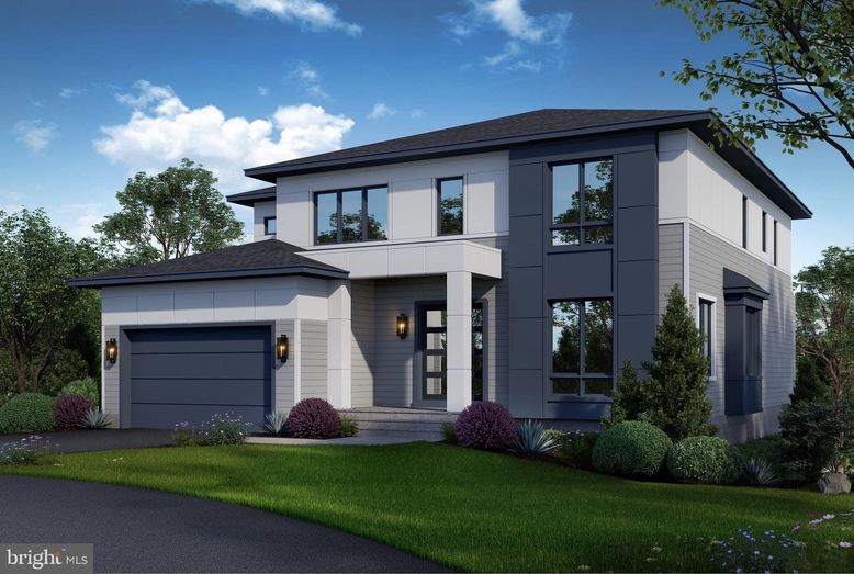 Attached, Exterior, Facade, Modern