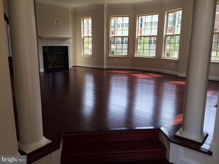 Empty room, Fireplace, Interior, Wood Texture Flooring