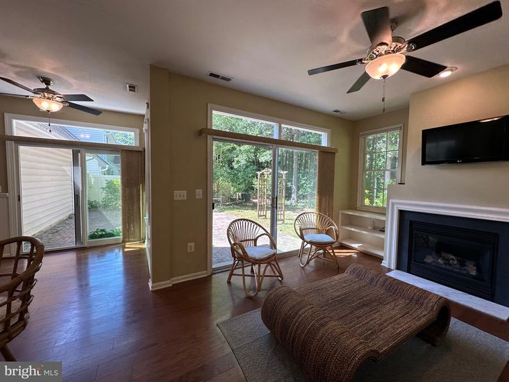 Fireplace, Interior, Wood Texture Flooring