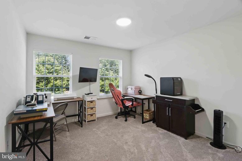 Home Office, Interior, Recessed Lighting