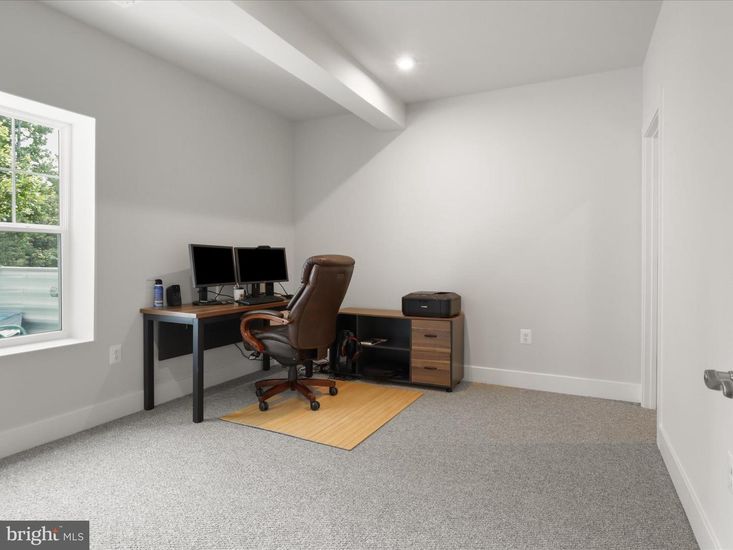Home Office, Interior, Recessed Lighting
