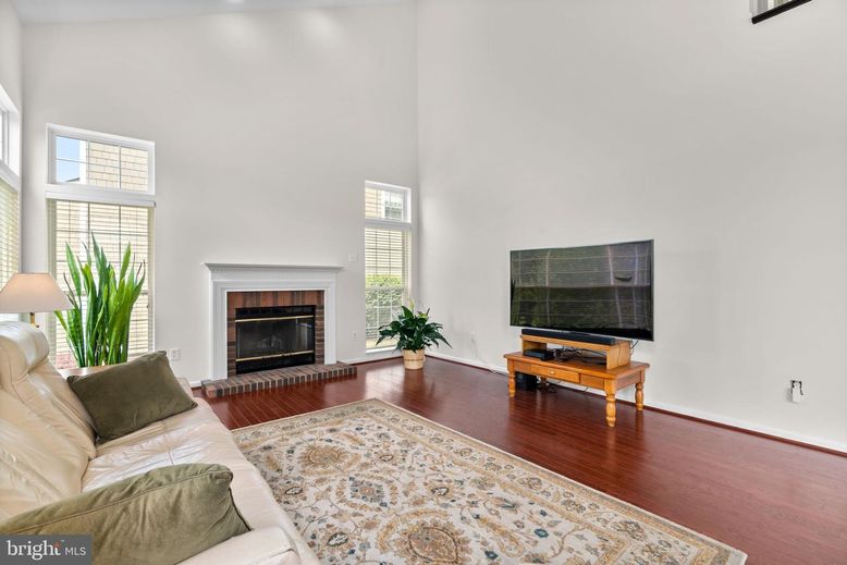 Fireplace, Interior, Living room, Wood Texture Flooring