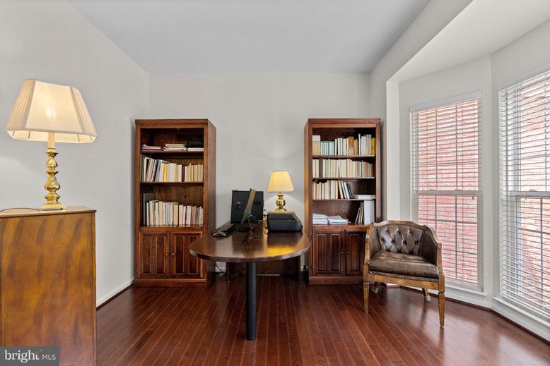 Home Office, Interior, Wood Texture Flooring