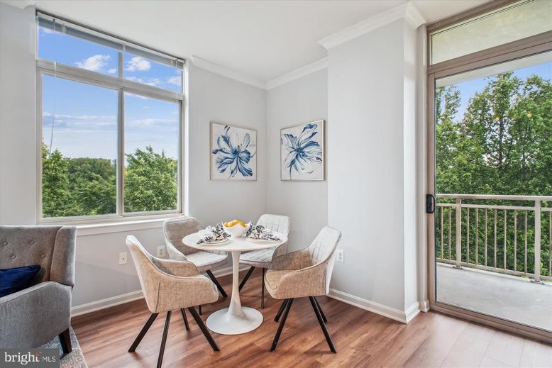 Dining room, Interior, Wood Texture Flooring