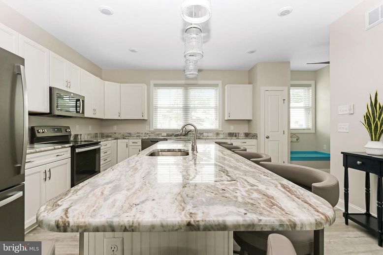 Interior, Kitchen, Recessed Lighting, Stainless Steel Appliances