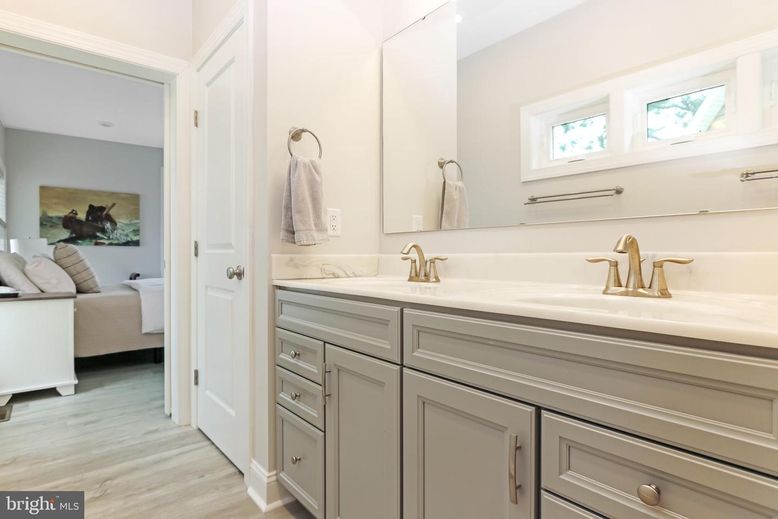 Bathroom, Interior, Wood Texture Flooring