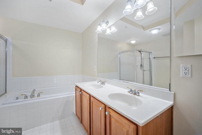 Bathroom, Dual Sink Vanities, Glass Shower, Interior