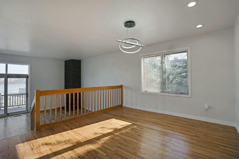 Interior, Pendant Lights, Recessed Lighting, Wood Texture Flooring