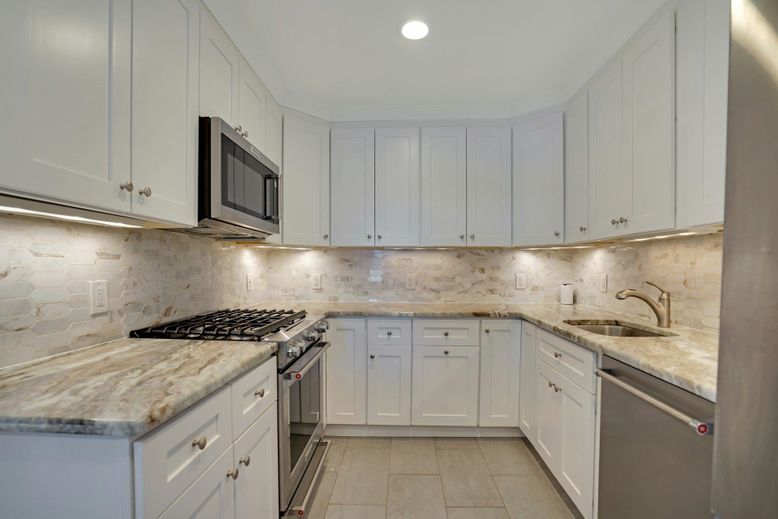 Interior, Kitchen, Recessed Lighting, Stainless Steel Appliances