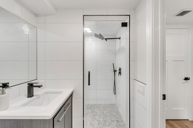 Bathroom, Glass Shower, Interior