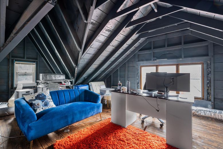 Home Office, Interior, Wood Texture Flooring