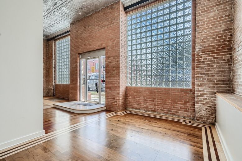 Empty room, Interior, Stone Walls, Wood Texture Flooring