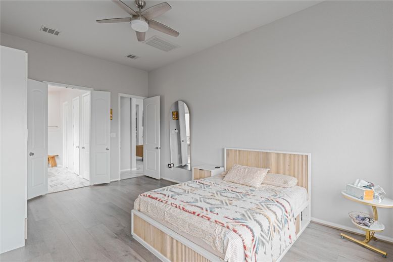 Bedroom, Interior, Wood Texture Flooring