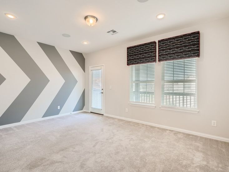 Empty room, Interior, Recessed Lighting