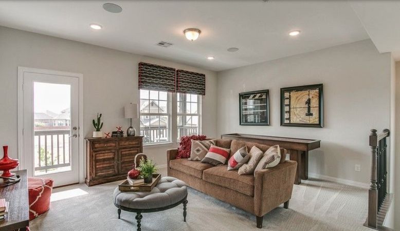 Interior, Living room, Recessed Lighting