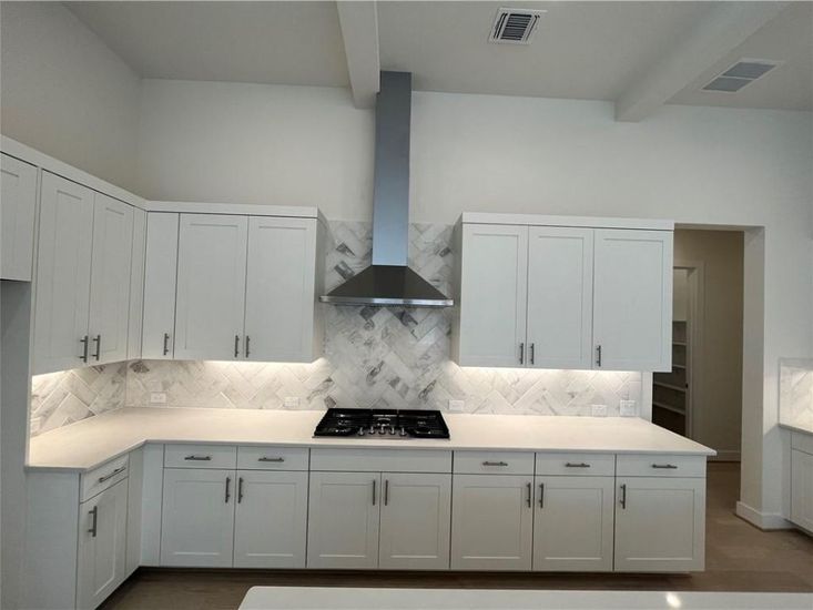 Interior, Kitchen, Marble Walls