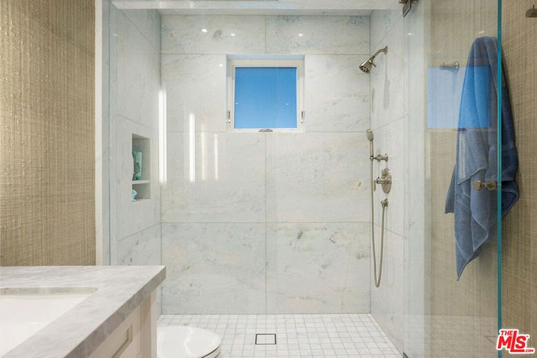 Bathroom, Glass Shower, Interior, Marble Walls