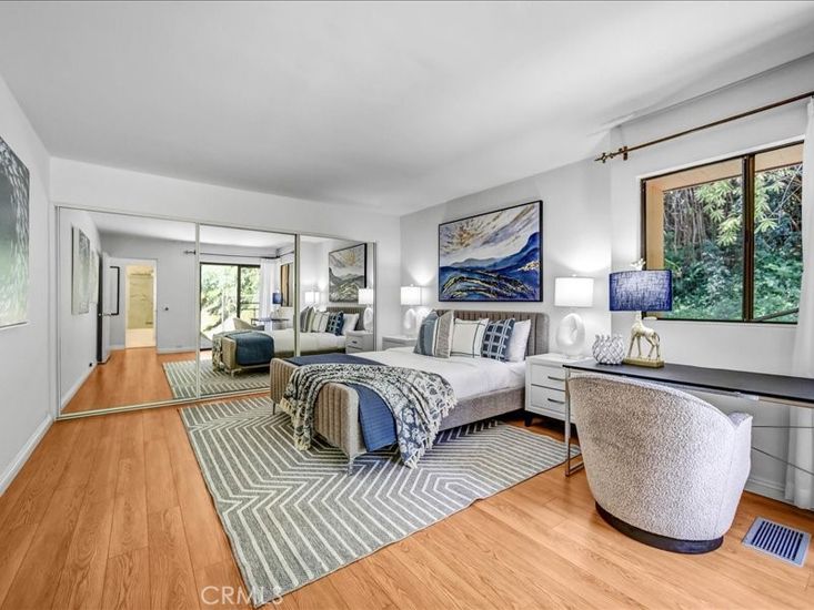 Bedroom, Interior, Wood Texture Flooring