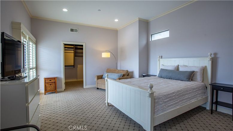 Bedroom, Interior, Recessed Lighting