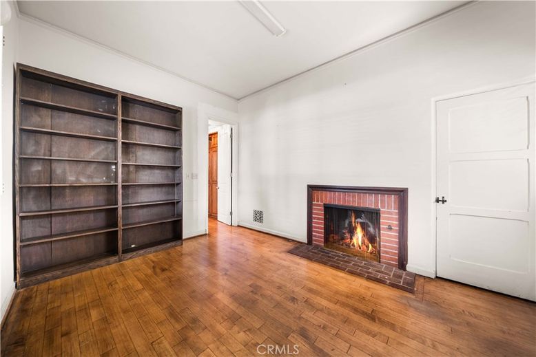 Empty room, Fireplace, Interior, Wood Texture Flooring