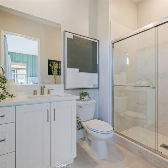 Bathroom, Glass Shower, Interior, Marble Walls