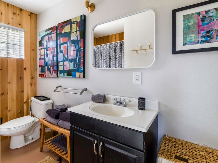 Bathroom, Interior, Wooden Walls