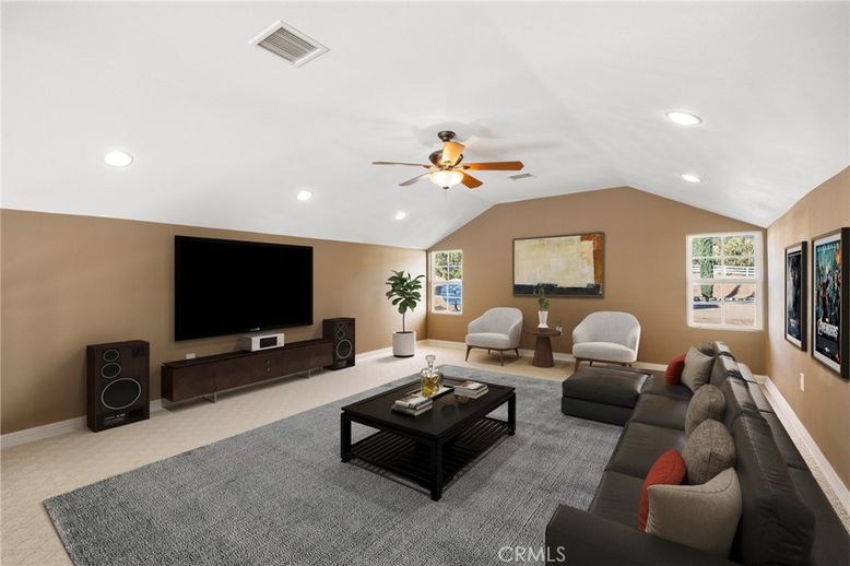 Interior, Living room, Recessed Lighting