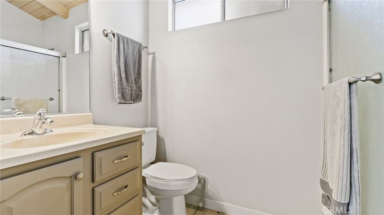 Bathroom, Interior, Wooden Beams, Wood Texture Flooring