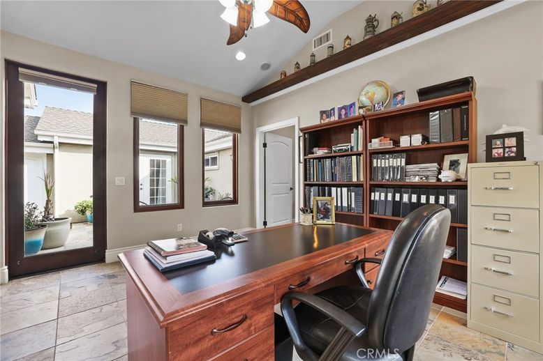 Home Office, Interior, Recessed Lighting