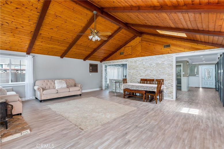 Dining room, Interior, Stone Walls, Wooden Beams, Wooden Ceilings, Wood Texture Flooring