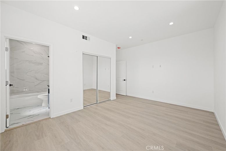 Bathroom, Empty room, Interior, Marble, Marble Walls, Recessed Lighting, Wood Texture Flooring