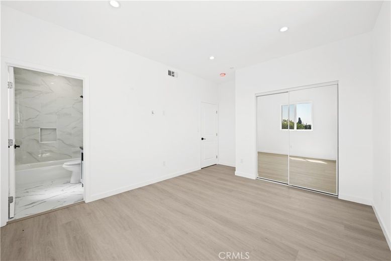 Bathroom, Empty room, Interior, Marble, Marble Walls, Recessed Lighting, Wood Texture Flooring
