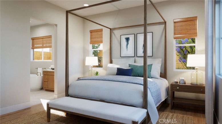 Bathroom, Bedroom, Interior, Recessed Lighting, Wood Texture Flooring