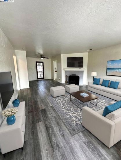 Fireplace, Interior, Living room, Wood Texture Flooring