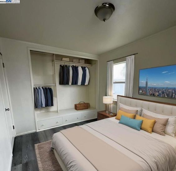 Bedroom, Interior, Wood Texture Flooring