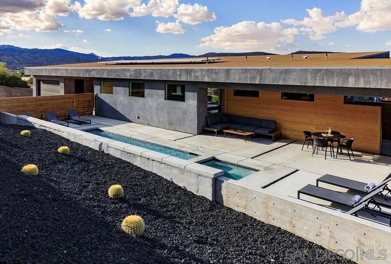 Exterior, Pool, Solar Panels