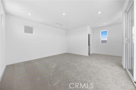 Empty room, Interior, Recessed Lighting