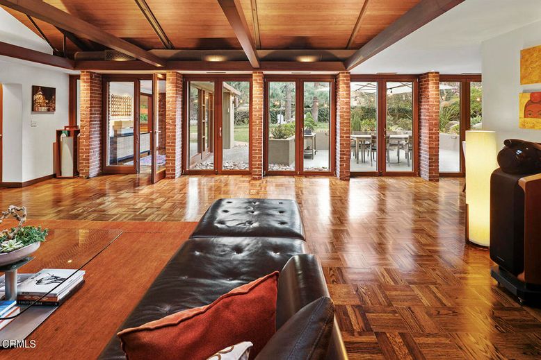 Home Office, Interior, Wooden Beams, Wooden Ceilings, Wood Texture Flooring