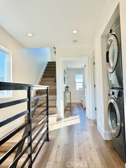 Interior, Recessed Lighting, Utility Closets, Washer, Wood Texture Flooring