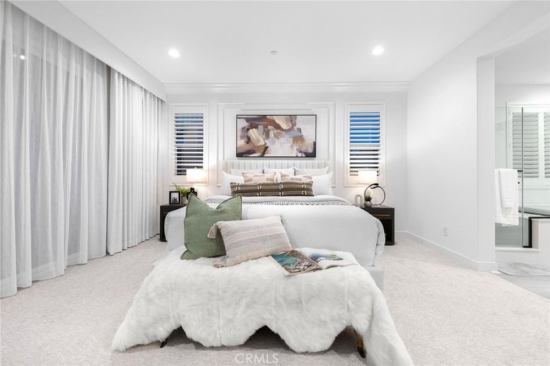 Bedroom, Interior, Recessed Lighting