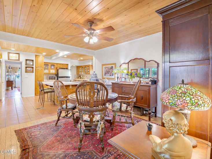Interior, Kitchen, Recessed Lighting, Wooden Ceilings