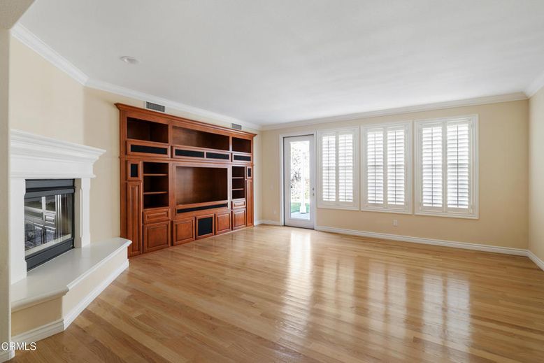 Empty room, Fireplace, Interior, Wood Texture Flooring