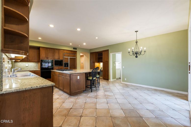 Chandelier, Interior, Kitchen, Recessed Lighting