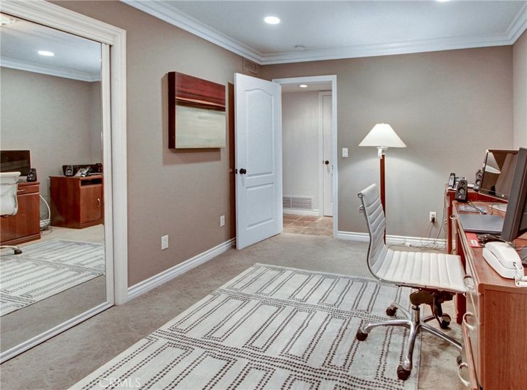 Home Office, Interior, Recessed Lighting