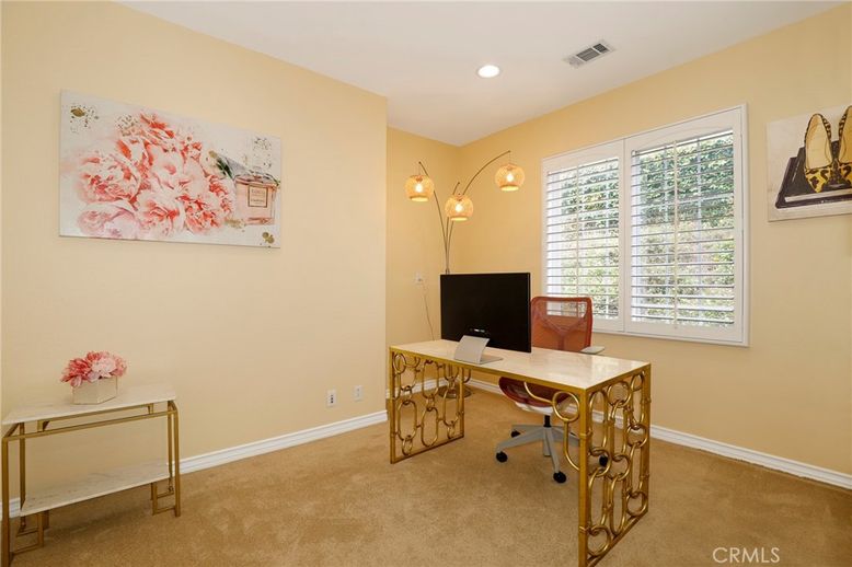 Home Office, Interior, Recessed Lighting