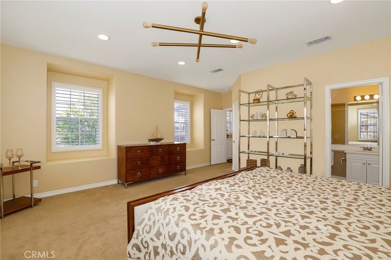 Bedroom, Interior, Recessed Lighting