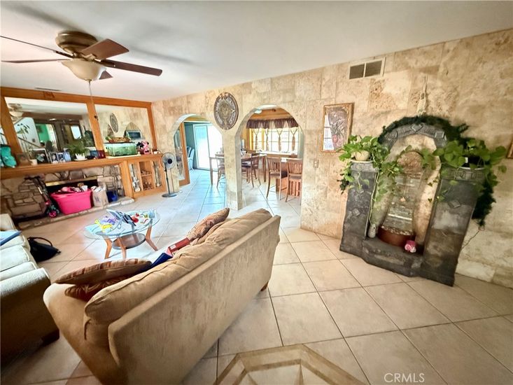 Fireplace, Interior, Living room, Stone Walls