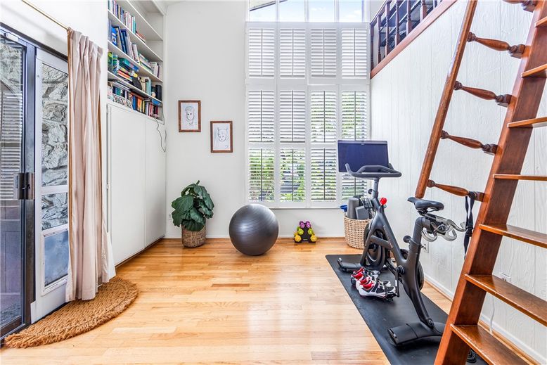 Fitness Equipment, Interior, Wood Texture Flooring
