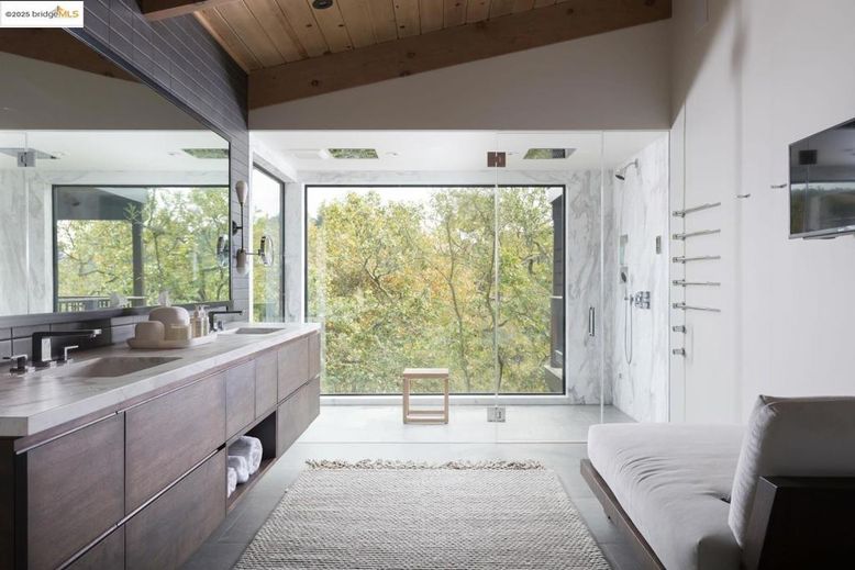 Bathroom, Interior, Wooden Beams, Wooden Ceilings